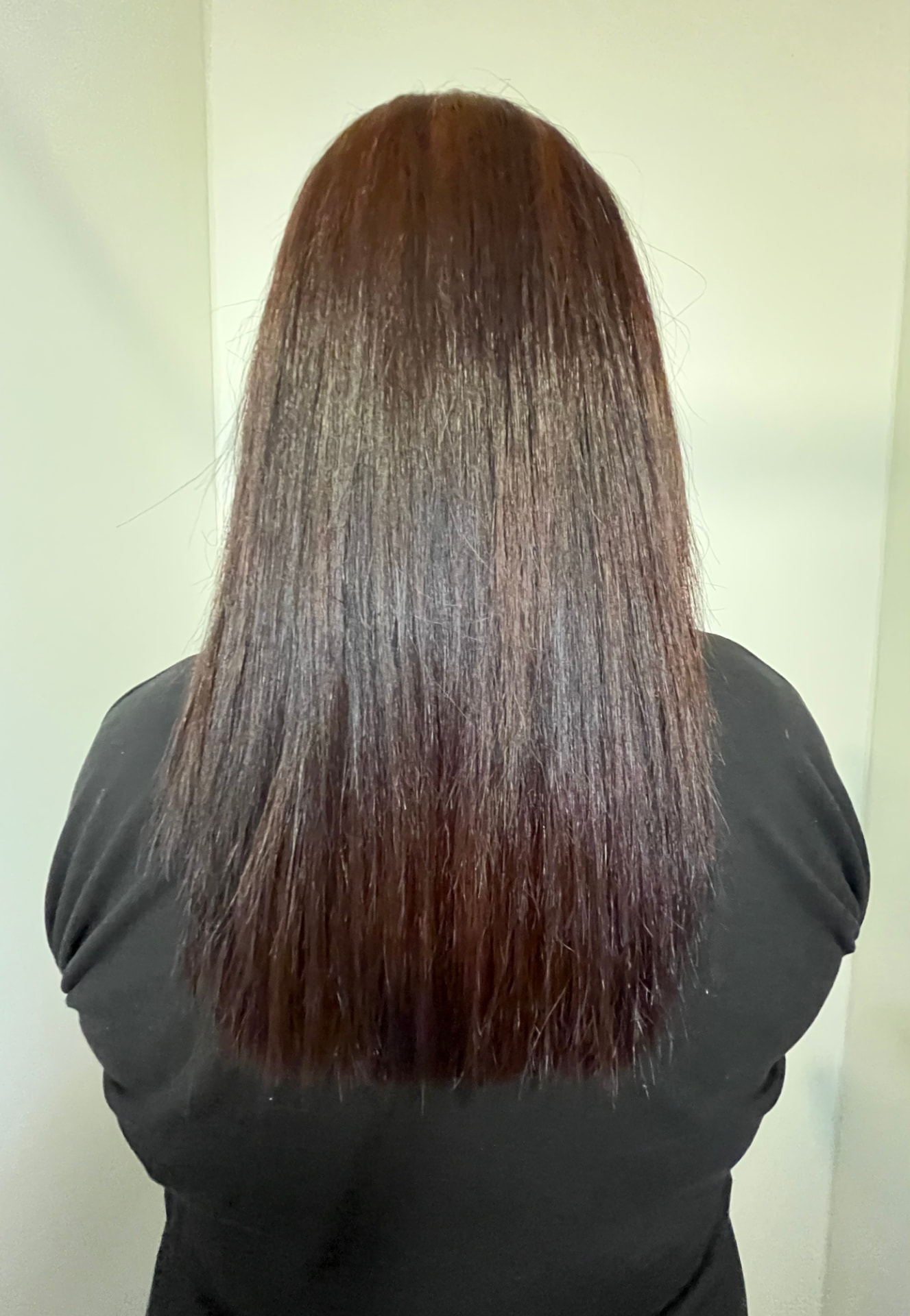 Efekt po zabiegu — ciemny brąz — Hair Plex by HK, Zwolle