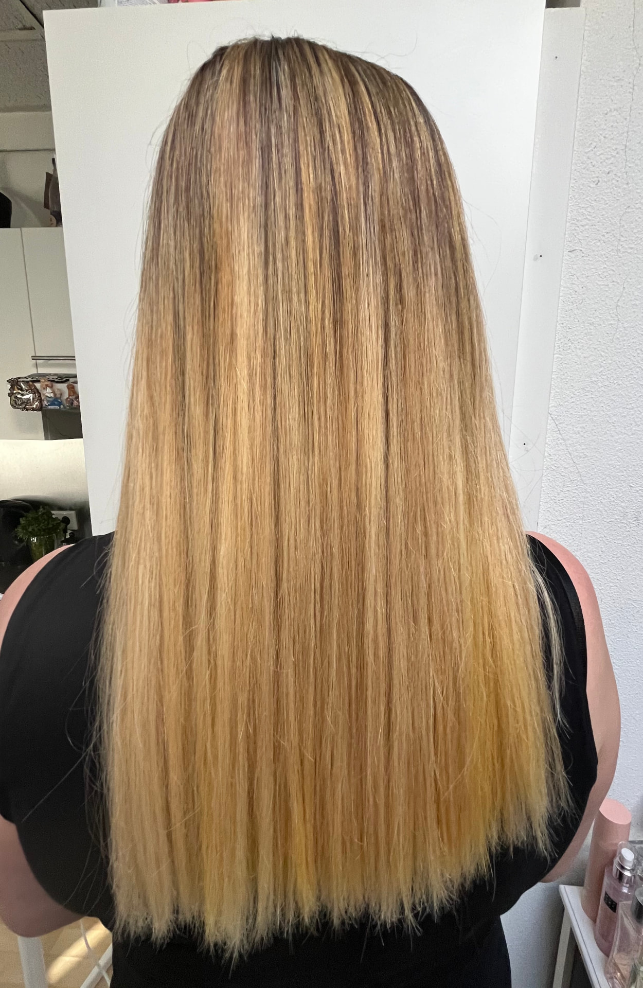 Efekt po zabiegu — złoty blond — Hair Plex by HK, Zwolle