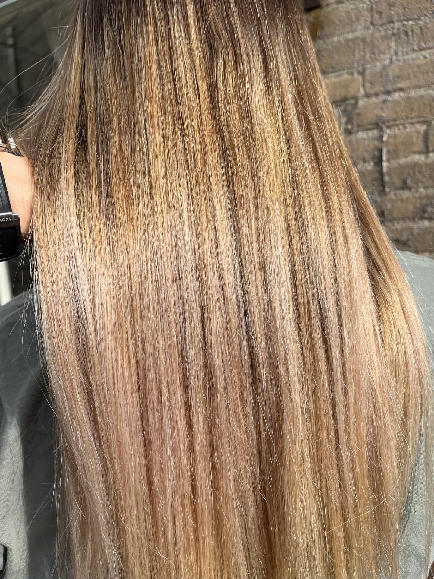 Efekt po zabiegu — beżowy blond — Hair Plex by HK, Zwolle